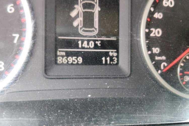 Used Volkswagen Tiguan 2012 1.8TSI Automatic All-Wheel Drive Elite Edition Odometer Close Up