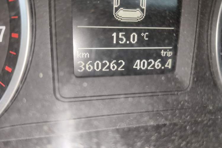 Used Volkswagen Tiguan 2012 1.8TSI Automatic All-Wheel Drive Elite Edition Odometer Close Up