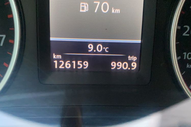 Used Volkswagen Tiguan 2012 2.0 TSI Comfort Edition Odometer Close Up