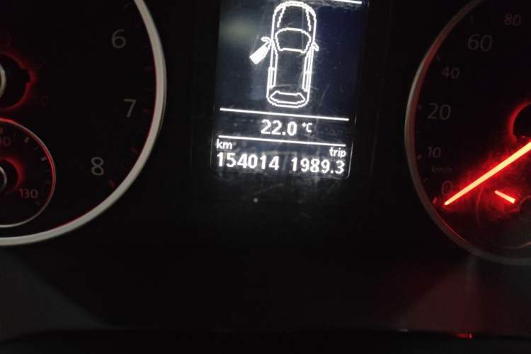 Used Volkswagen Tiguan 2012 1.8TSI Automatic All-Wheel Drive Elite Edition Odometer Close Up