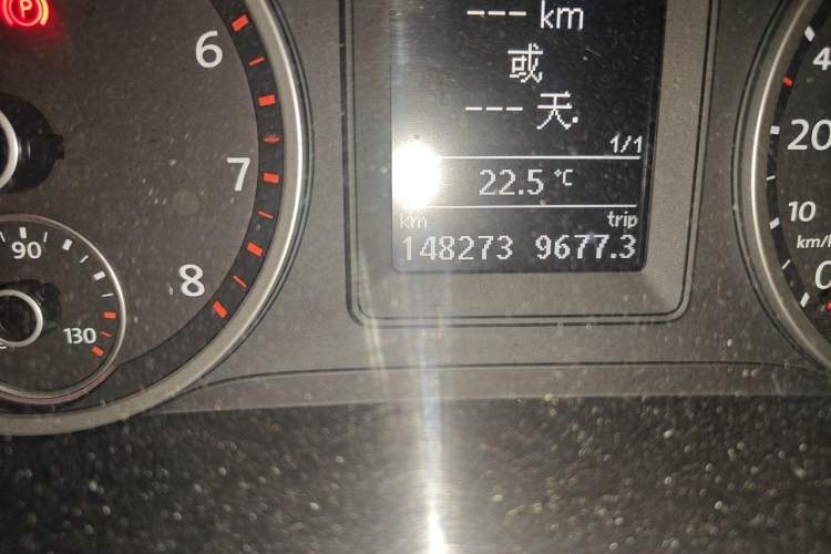 Used Volkswagen Tiguan 2012 1.8TSI Automatic Two-Wheel Drive Elite Edition Odometer Close Up
