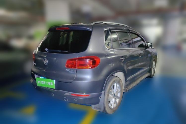 Used Volkswagen Tiguan 2012 2.0 TSI Automatic All-Wheel Drive Elite Edition Rear Right 45 Deg