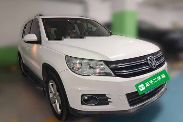 Used Volkswagen Tiguan 2012 2.0 TSI Automatic All-Wheel Drive Elite Edition Front Right 45 Deg