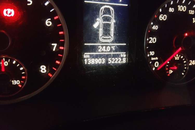 Used Volkswagen Tiguan 2012 1.8TSI Automatic Two-Wheel Drive Trend Edition Odometer Close Up