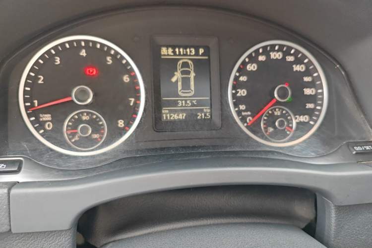 Used Volkswagen Tiguan 2012 1.8TSI Automatic Two-Wheel Drive Elite Edition Odometer Close Up