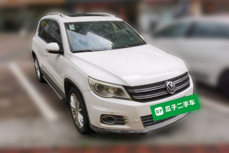 Used Volkswagen Tiguan 2012 2.0 TSI Automatic All-Wheel Drive Flagship Edition Front Right 45 Deg