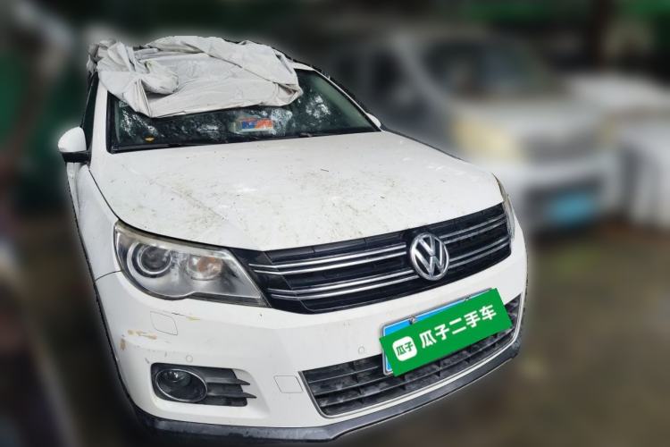 Used Volkswagen Tiguan 2012 2.0 TSI Automatic All-Wheel Drive Flagship Edition Front Right 45 Deg