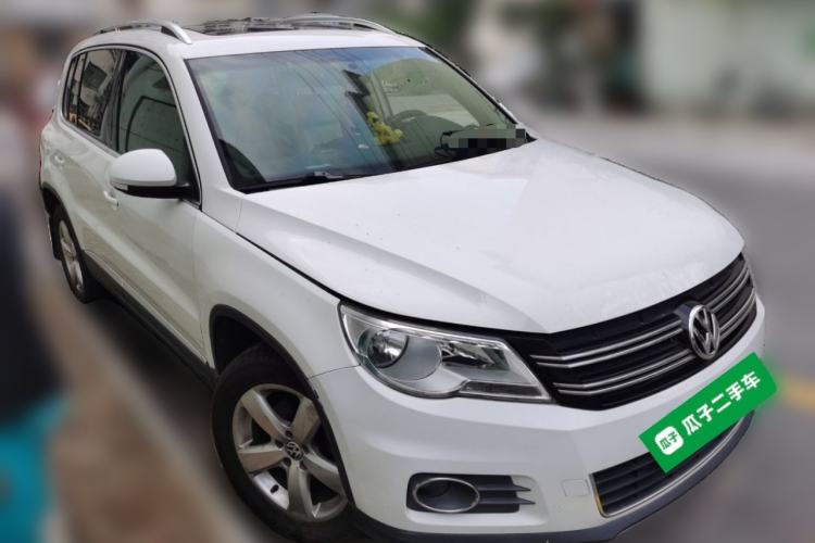 Used Volkswagen Tiguan 2012 1.8TSI Automatic All-Wheel Drive Elite Edition Front Right 45 Deg