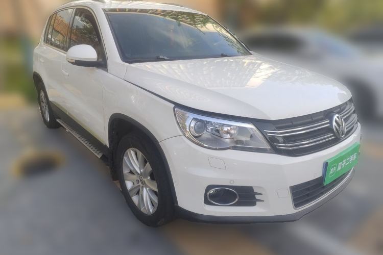 Used Volkswagen Tiguan 2012 2.0 TSI Automatic All-Wheel Drive Flagship Edition Front Right 45 Deg