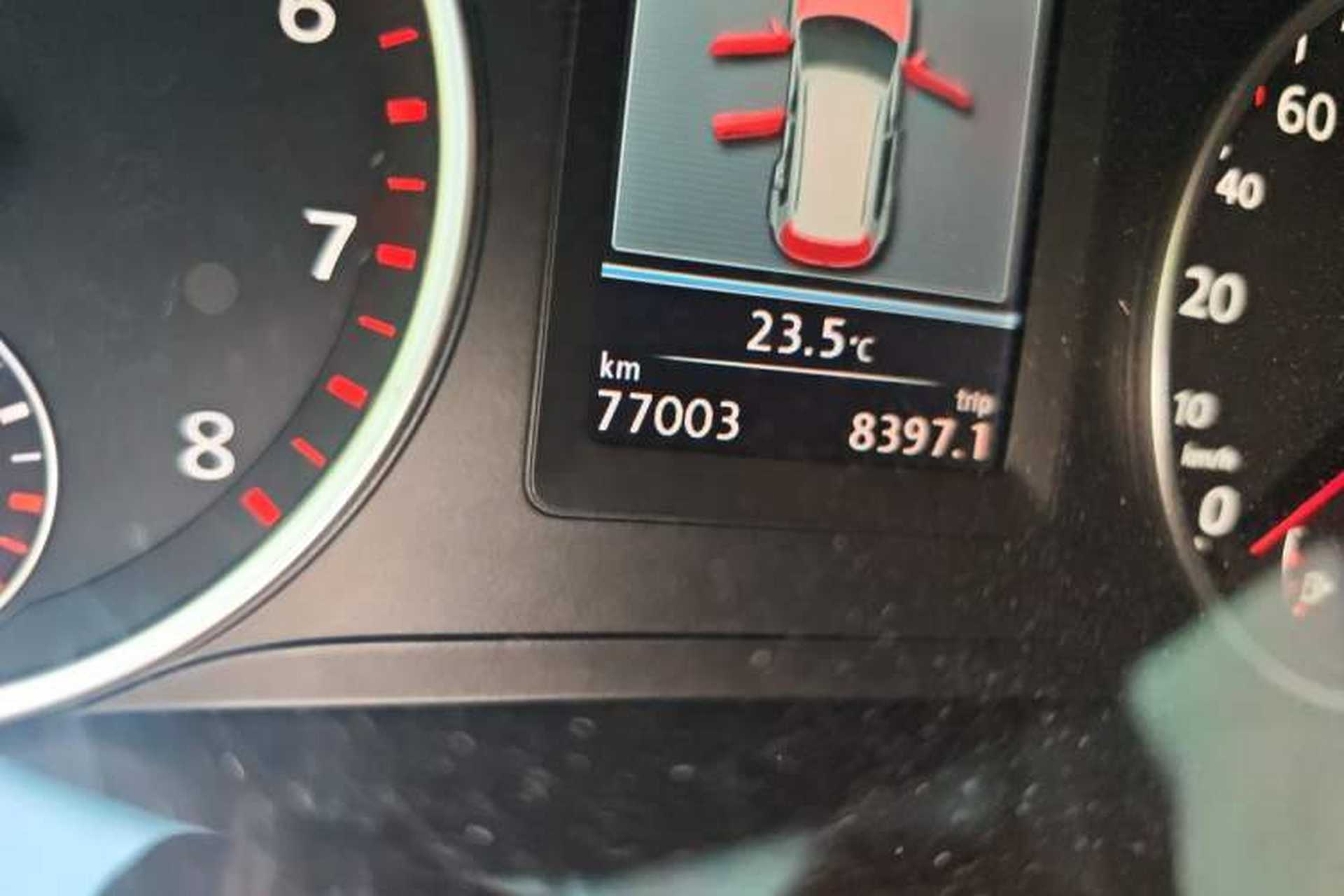 Used Volkswagen Tiguan 2012 2.0 TSI Comfort Edition Odometer Close Up