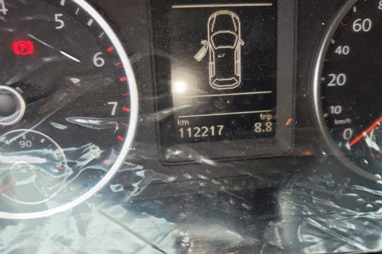 Used Volkswagen Tiguan 2012 1.8TSI Automatic All-Wheel Drive Elite Edition Odometer Close Up