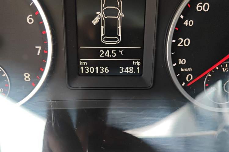 Used Volkswagen Tiguan 2012 1.8TSI Automatic Two-Wheel Drive Elite Edition Odometer Close Up