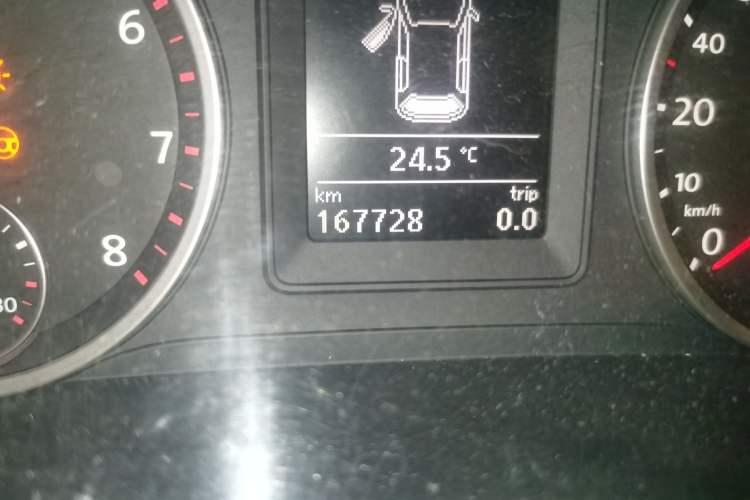 Used Volkswagen Tiguan 2012 1.8TSI Automatic Two-Wheel Drive Elite Edition Odometer Close Up