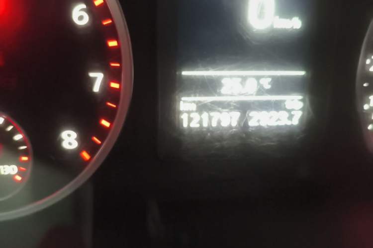 Used Volkswagen Tiguan 2012 1.8TSI Automatic Two-Wheel Drive Elite Edition Odometer Close Up