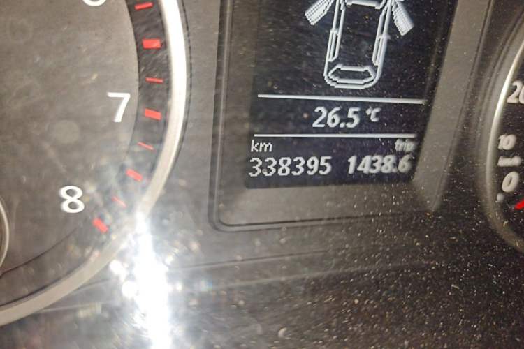 Used Volkswagen Tiguan 2012 1.8TSI Automatic Two-Wheel Drive Elite Edition Odometer Close Up
