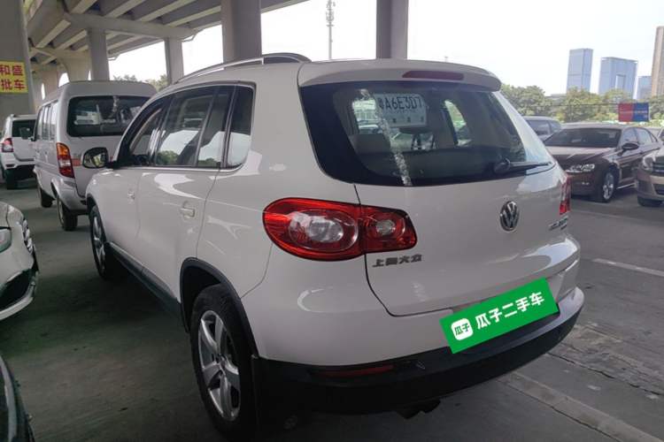 Used Volkswagen Tiguan 2012 1.8TSI Automatic All-Wheel Drive Elite Edition Rear Left 45 Deg
