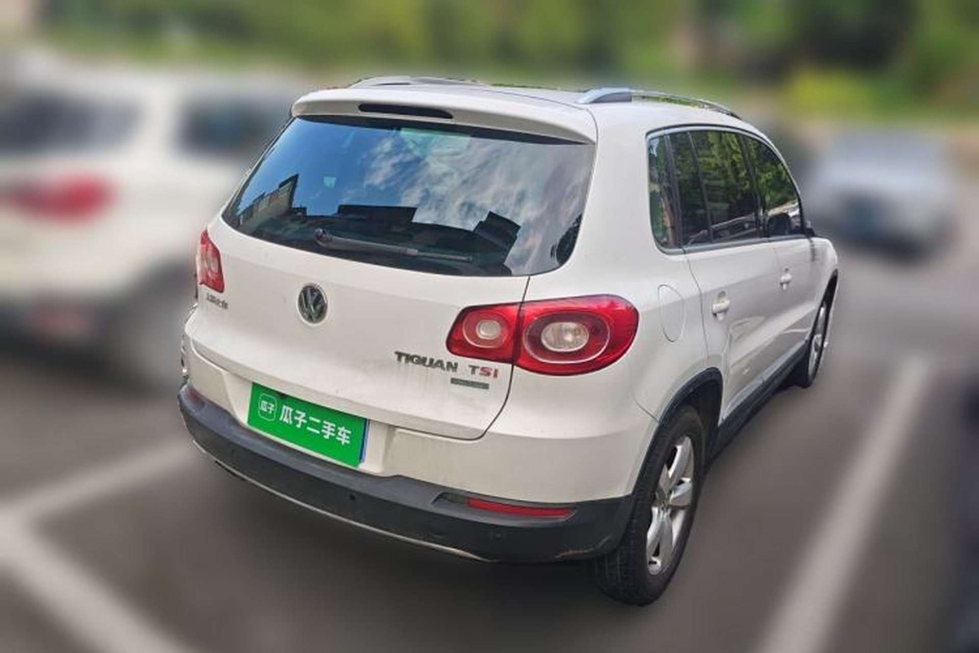 Used Volkswagen Tiguan 2012 1.8TSI Automatic All-Wheel Drive Elite Edition Rear Right 45 Deg