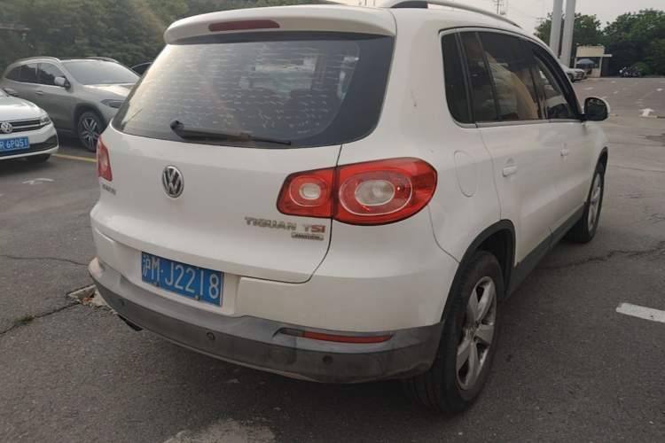 Used Volkswagen Tiguan 2012 1.8TSI Automatic All-Wheel Drive Elite Edition Rear Right 45 Deg