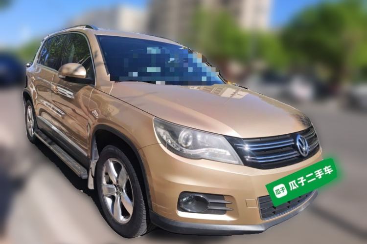 Used Volkswagen Tiguan 2012 2.0 TSI Automatic All-Wheel Drive Elite Edition Front Right 45 Deg