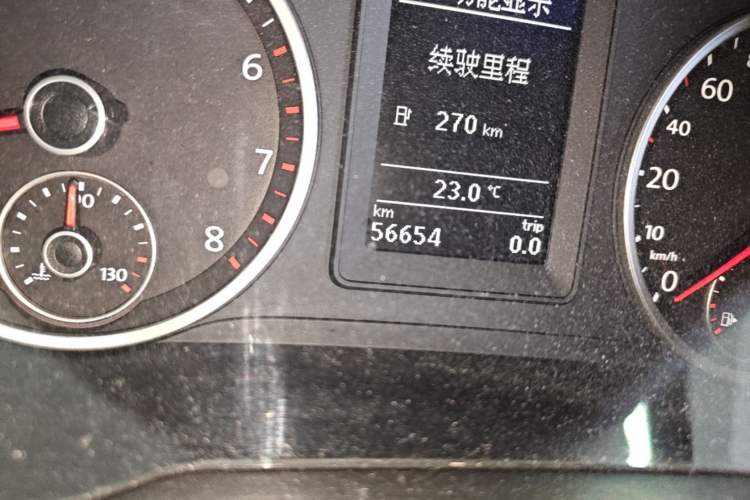Used Volkswagen Tiguan 2012 1.8TSI Automatic Two-Wheel Drive Trend Edition Odometer Close Up