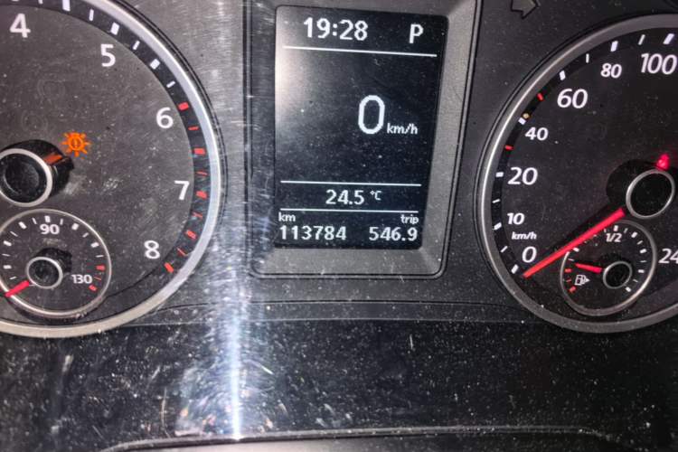 Used Volkswagen Tiguan 2012 1.8TSI Automatic Two-Wheel Drive Trend Edition Odometer Close Up