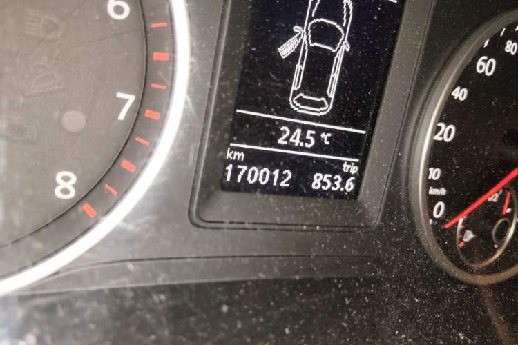 Used Volkswagen Tiguan 2012 1.8TSI Automatic Two-Wheel Drive Elite Edition Odometer Close Up
