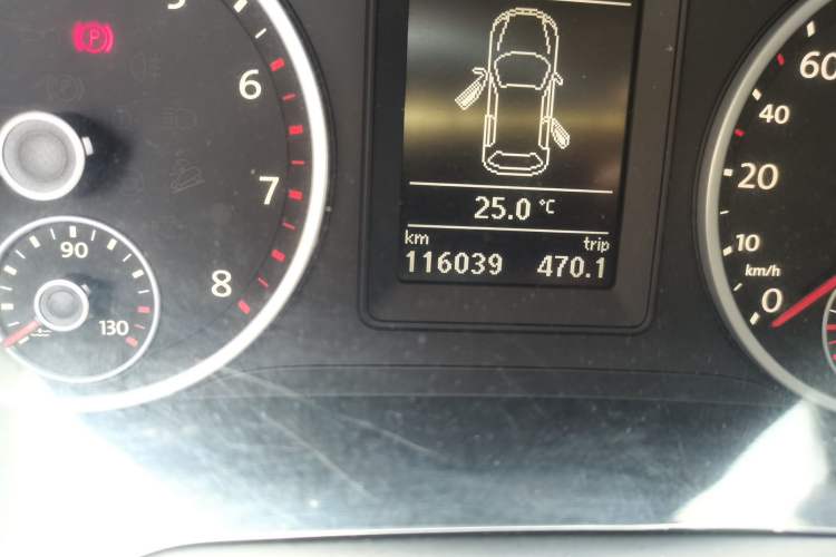 Used Volkswagen Tiguan 2013 1.8TSI Automatic Two-Wheel Drive Trend Edition Odometer Close Up