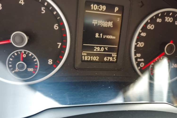 Used Volkswagen Tiguan 2013 1.8TSI Automatic Two-Wheel Drive Trend Edition Odometer Close Up