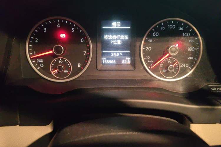 Used Volkswagen Tiguan 2013 1.8 TSI Automatic Two-Wheel Drive Comfort Edition Odometer Close Up