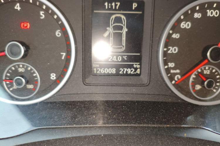 Used Volkswagen Tiguan 2013 1.8TSI Automatic All-Wheel-Drive Comfort Edition Odometer Close Up