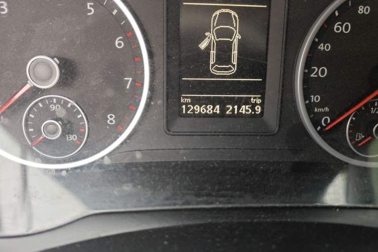 Used Volkswagen Tiguan 2013 1.8 TSI Automatic Two-Wheel Drive Comfort Edition Odometer Close Up