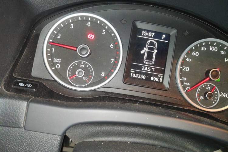 Used Volkswagen Tiguan 2013 1.8 TSI Automatic Two-Wheel Drive Comfort Edition Odometer Close Up