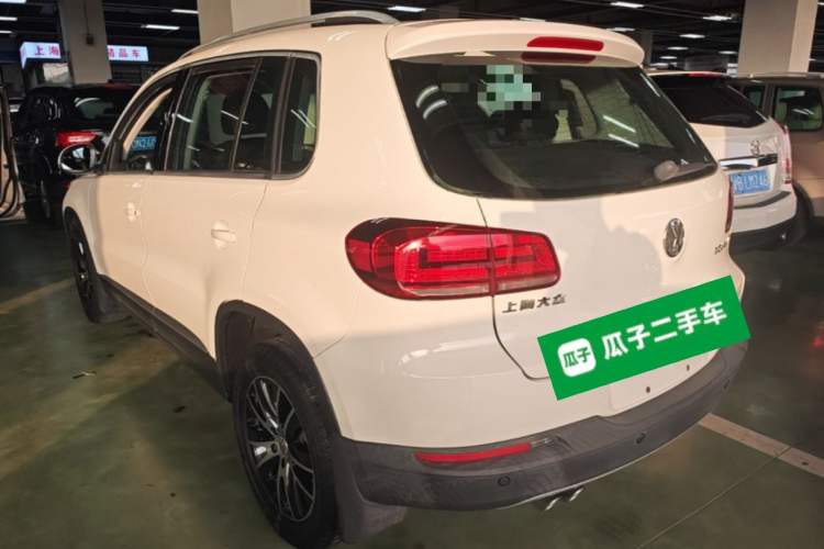 Used Volkswagen Tiguan 2013 1.8TSI Automatic Two-Wheel Drive Luxury Model Rear Left 45 Deg