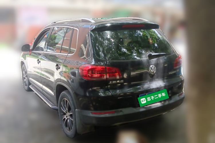 Used Volkswagen Tiguan 2015 1.8TSI Automatic Two-Wheel Drive Luxury Model Rear Left 45 Deg