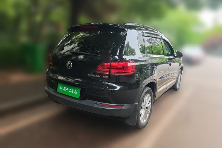Used Volkswagen Tiguan 2015 1.8TSI Automatic Two-Wheel Drive Comfort Edition Rear Right 45 Deg