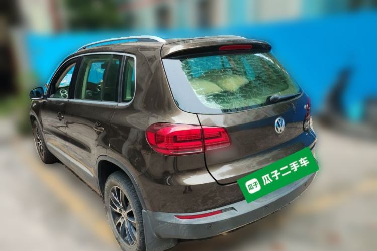 Used Volkswagen Tiguan 2015 1.8TSI Automatic Two-Wheel Drive Luxury Model Rear Left 45 Deg