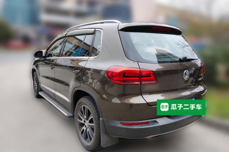 Used Volkswagen Tiguan 2015 1.8TSI Automatic Two-Wheel Drive Luxury Model Rear Left 45 Deg