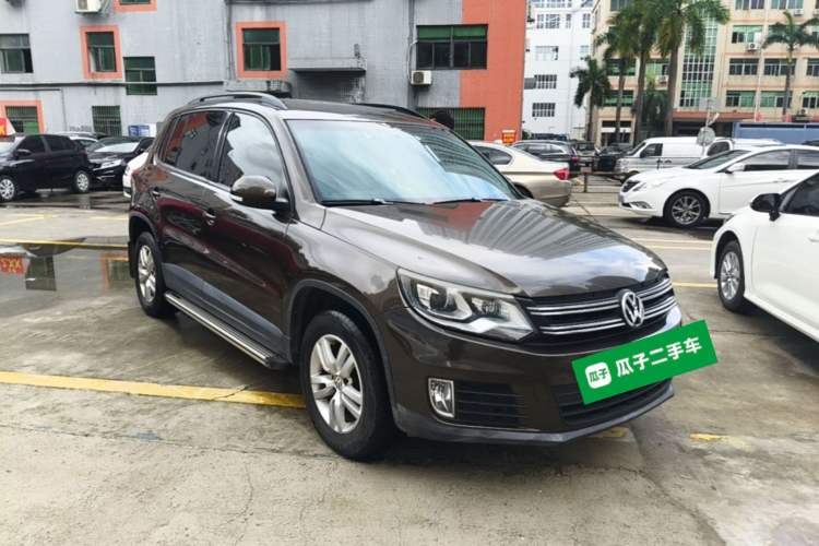 Used Volkswagen Tiguan 2015 1.8TSI Automatic Two-Wheel Drive Trend Edition Front Right 45 Deg