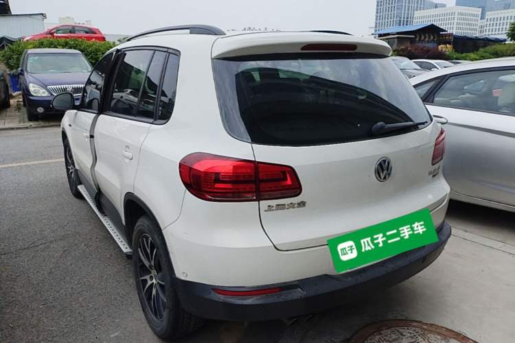 Used Volkswagen Tiguan 2015 1.8TSI Automatic Two-Wheel Drive Comfort Edition Rear Left 45 Deg