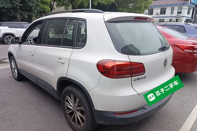 Used Volkswagen Tiguan 2015 1.8TSI Automatic Two-Wheel Drive Comfort Edition Rear Left 45 Deg