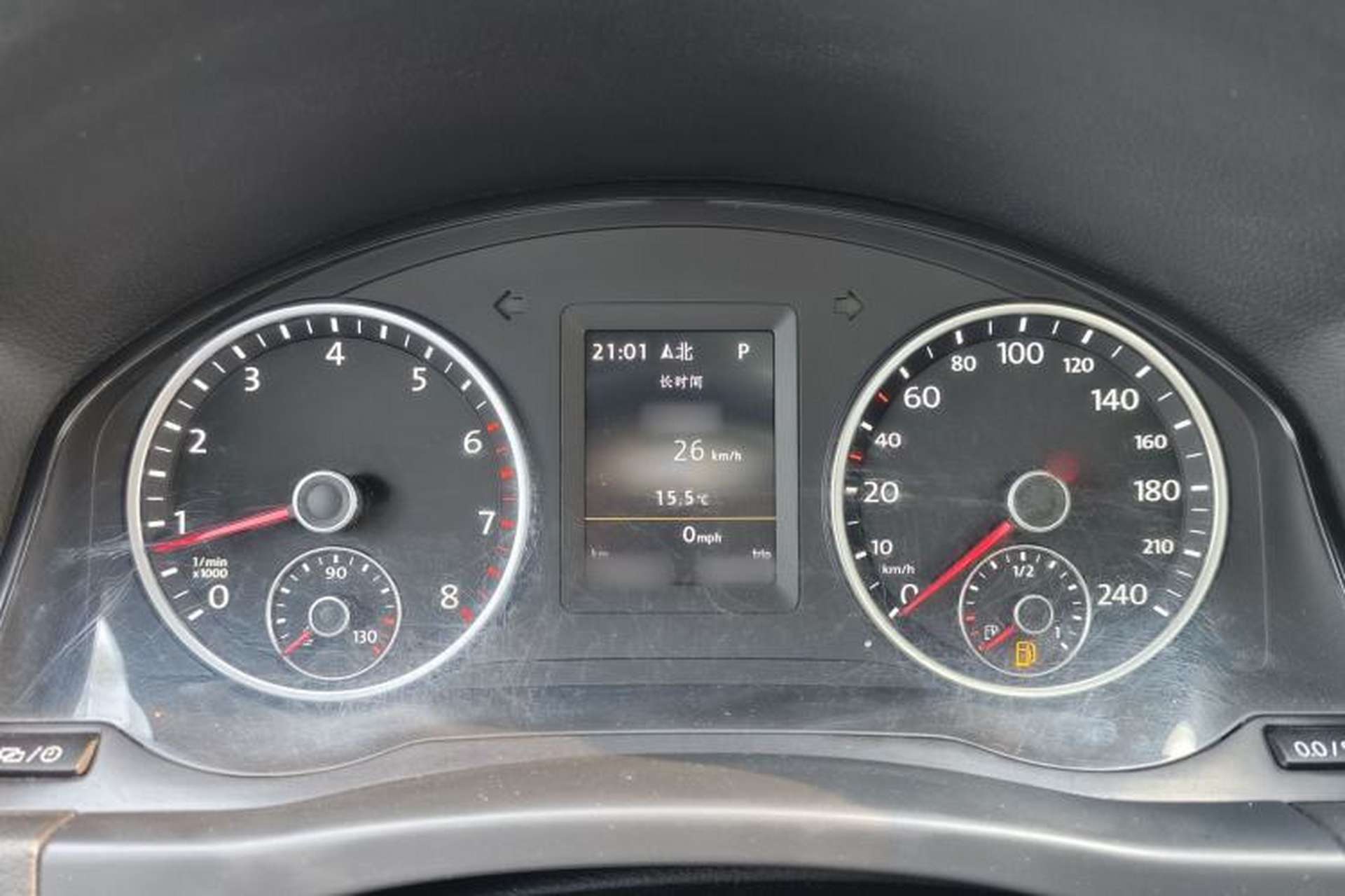 Used Volkswagen Tiguan 2016 300TSI Automatic Two-Wheel Drive Luxury Edition Instrument Cluster