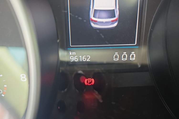 Used Volkswagen Tiguan 2017 280TSI Two-Wheel-Drive Elite Version Odometer Close Up