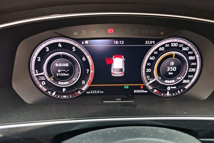 Used Volkswagen Tiguan 2018 330TSI Four-Wheel Drive High-End Model Instrument Cluster