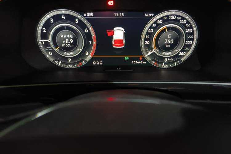Used Volkswagen Tiguan 2018 330TSI All-Wheel-Drive Innovation Model Odometer Close Up