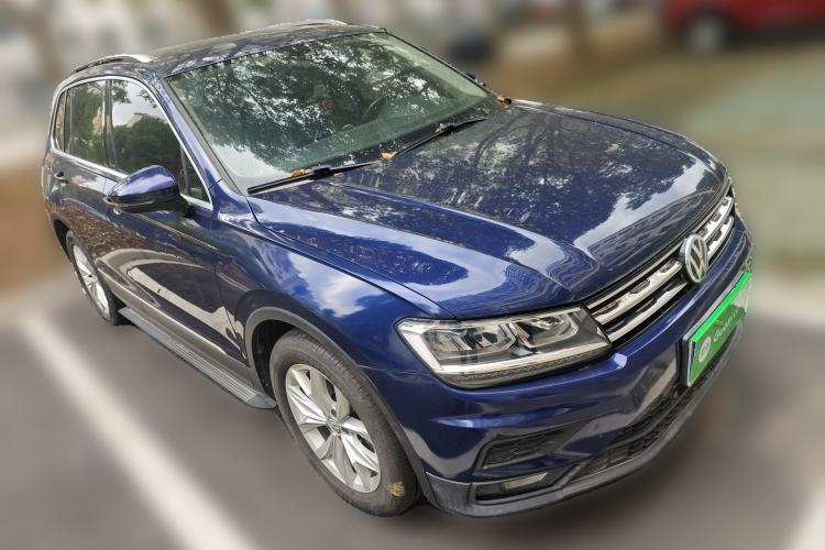 Used Volkswagen Tiguan 2018 280TSI Two-Wheel-Drive Elite Version Front Right 45 Deg