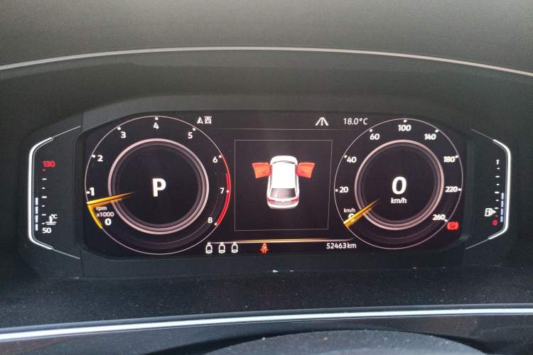 Used Volkswagen Tiguan 2018 330TSI All-Wheel-Drive Innovation Model Instrument Cluster