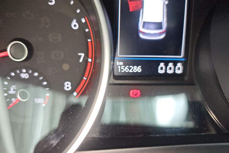 Used Volkswagen Tiguan 2018 280TSI Two-Wheel-Drive Elite Version Odometer Close Up