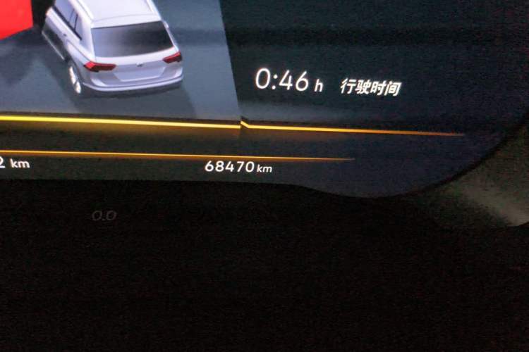 Used Volkswagen Tiguan 2018 330TSI All-Wheel-Drive Innovation Model Odometer Close Up