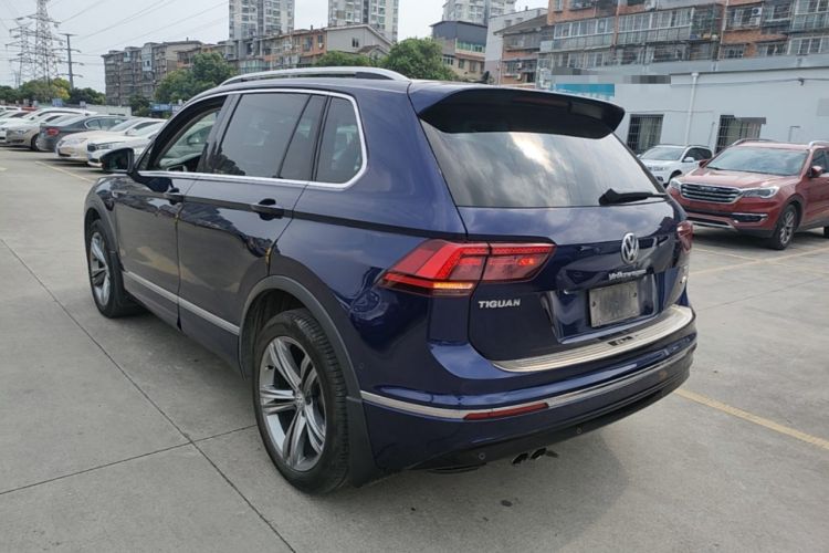 Used Volkswagen Tiguan 2018 330TSI Four-Wheel Drive High-End Model Rear Left 45 Deg