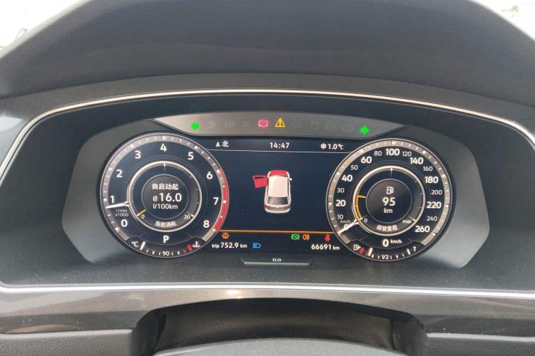 Used Volkswagen Tiguan 2018 330TSI Four-Wheel Drive High-End Model Instrument Cluster
